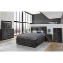 Ek Design Fortin 20000 6 pc Queen Panel Bedroom Set with Storage IMAGE 1