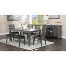  Mazin Furniture Nashua 5567GY 5 pc Dining Set IMAGE 1