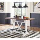  Signature Design by Ashley Valebeck D546D8 5 pc Counter Height Dining Set IMAGE 1