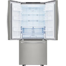LG 30-inch, 21 cu.ft. Freestanding French 3-Door Refrigerator with Smart Cooling® System LFCS22520S - 184071 IMAGE 2