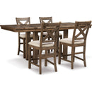 Signature Design by Ashley Moriville D631 5 pc Counter Height Dining Set IMAGE 1