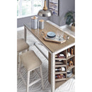  Signature Design by Ashley Skempton D394D3 5 pc Counter Height Dining Set IMAGE 2