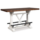 Signature Design by Ashley Valebeck D546D13 3 pc Counter Height Dining Set IMAGE 2