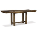 Signature Design by Ashley Moriville D631D12 9 pc Counter Height Dining Set IMAGE 2