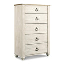  Signature Design by Ashley Willowton B267B57 7 pc Queen Sleigh Bedroom Set IMAGE 6