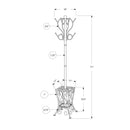  Monarch Coat Racks Coat Rack M0712 IMAGE 5