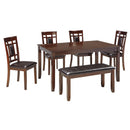  Signature Design by Ashley Bennox 6 pc Dinette D384-325 IMAGE 1