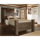 Signature Design by Ashley Juararo B251B42 7 pc Queen Poster Bedroom Set IMAGE 2