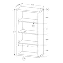  Monarch Bookcases 4-Shelf M1160 IMAGE 5