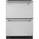 Café 24-inch 5.7 cu. ft. Dual-Drawer Refrigerator CDE06RP2NS1 IMAGE 1