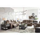  Signature Design by Ashley Stoneland Reclining Leather Look Loveseat with Console 3990594 IMAGE 8