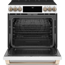 Café 30-inch Slide-in Induction Range with Warming Drawer CCHS900P4MW2 - 181271 IMAGE 3