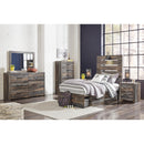 Signature Design by Ashley Drystan B211B8 Twin Panel Bed with 2 Storage Drawers IMAGE 8