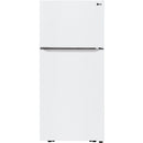 LG 30-inch, 20.2 cu.ft. Freestanding Top Freezer Refrigerator with Smart Diagnosis™ LTCS20020W IMAGE 1