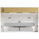 Signature Design by Ashley Altyra B2640B30 King Upholstered Bookcase Bed with Storage IMAGE 4