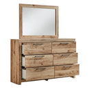  Signature Design by Ashley Hyanna 6-Drawer Dresser with Mirror 178877-178878 IMAGE 2