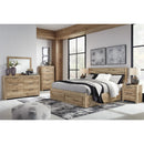Signature Design by Ashley Hyanna B1050B13 King Panel Storage Bed with 2 Under Bed Storage Drawer IMAGE 6