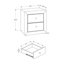  Monarch 2-Drawer Nightstand M1497 IMAGE 5