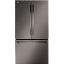  LG 36-inch, 27 cu. ft. Counter-Depth Refrigerator Bottom Freezer Refrigerator LRFLC2706D - 186911 IMAGE 1