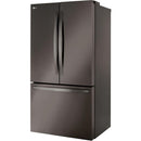  LG 36-inch, 27 cu. ft. Counter-Depth Refrigerator Bottom Freezer Refrigerator LRFLC2706D - 186911 IMAGE 2