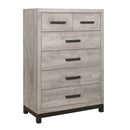Mazin Furniture Zephyr 6-Drawer Chest 184174 IMAGE 2
