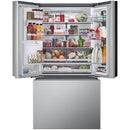  LG 36-inch, 26 cu. ft. Counter-Depth MAX™ French 3-Door Refrigerator with Mirror InstaView® LRYKC2606S - 183213 IMAGE 4