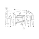 Monarch 3 pc Dinette I 1208 IMAGE 7
