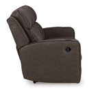 Signature Design by Ashley Lavenhorne 6330689C Reclining Sofa with Drop Down Table IMAGE 4