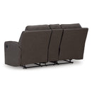 Signature Design by Ashley Lavenhorne 6330694C Double Reclining Loveseat with Console IMAGE 5