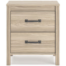 Signature Design by Ashley Battelle EB3929-292 Two Drawer Night Stand IMAGE 3