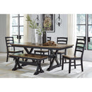 Signature Design by Ashley Wildenauer Dining Table with Trestle Base 182328 IMAGE 10