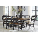 Signature Design by Ashley Wildenauer Dining Table with Trestle Base 182328 IMAGE 14