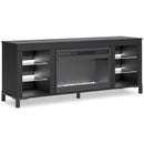 Signature Design by Ashley Cayberry W2721-168 TV Stand with Fireplace IMAGE 2