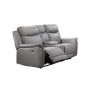 Mazin Furniture Cyrus Power Reclining Leather Match Loveseat 180759 IMAGE 2