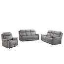 Mazin Furniture Cyrus Power Reclining Leather Match Loveseat 180759 IMAGE 3