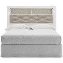 Signature Design by Ashley Altyra B2640-65 Queen Upholstered Panel Bookcase Headboard IMAGE 3