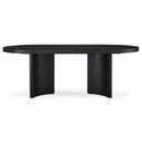  Signature Design by Ashley Rowanbeck D821-25 Oval Dining Room Table IMAGE 2