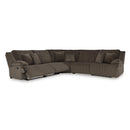  Signature Design by Ashley Top Tier 92705S3 5 pc Reclining Sectional IMAGE 3