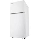 LG 27.5-inch, 17.5 cu. ft. Freestanding Top Freezer Refrigerator with Ice Maker LT18S2100W IMAGE 3