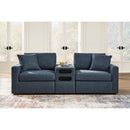  Signature Design by Ashley Modmax 92121S13 3 pc Sectional Loveseat with Audio System IMAGE 2