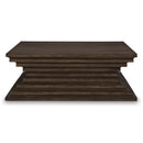  Signature Design by Ashley Hannodream T821-8 Square Cocktail Table IMAGE 2