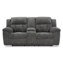 Signature Design by Ashley Frohn 3740694C Double Reclining Loveseat with Console IMAGE 3