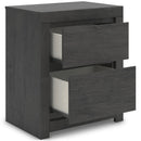  Signature Design by Ashley Fraluna PCB3370-92 Two Drawer Night Stand IMAGE 2