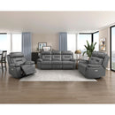  Mazin Furniture Laconia 9629DGY-3PW Power Double Reclining Sofa IMAGE 6