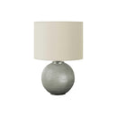  Monarch I 9653 19"H Table Lamp - Grey Resin/Ivory Shade IMAGE 3