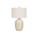  Monarch I 9704 26"H Table Lamp - Cream Ceramic/Ivory Shade IMAGE 3