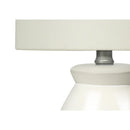  Monarch I 9740 17"H Table Lamp - Cream Ceramic/Ivory Shade IMAGE 5