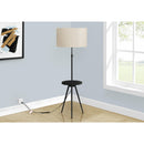  Monarch I 9745 63"H Tripod Floor Lamp - Black Metal/Usb IMAGE 2