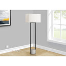  Monarch I 9752 62"H Floor Lamp - Black Metal/Ivory IMAGE 2