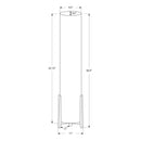  Monarch I 9755 50"H Floor Lamp - Wood Look Base/Ivory IMAGE 4